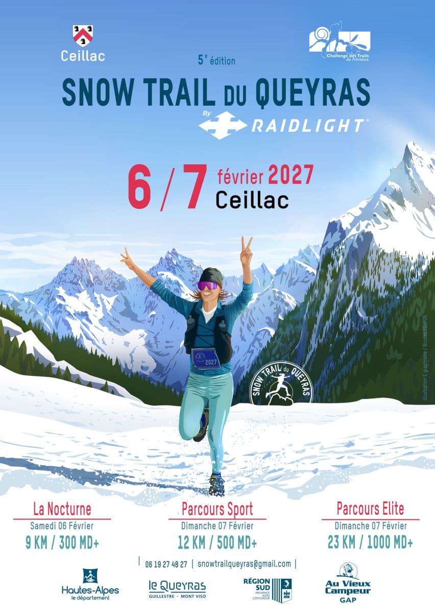 Affiche Snow Trail du Queyras