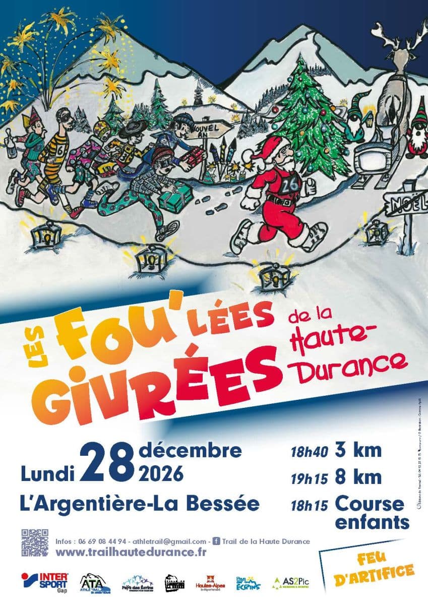 Affiche Les Foulées givrées de la Haute-Durance