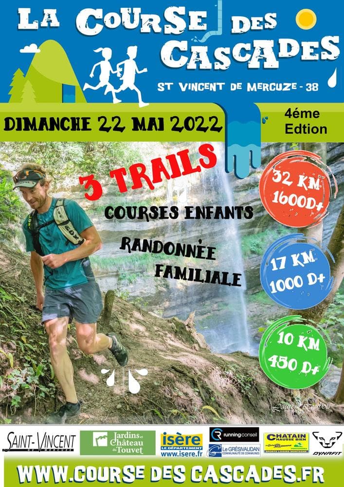 Affiche La Course des cascades 2022