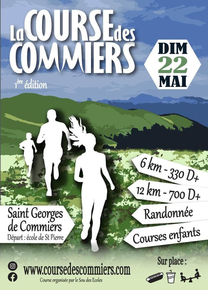 Affiche La Course des Commiers 2022