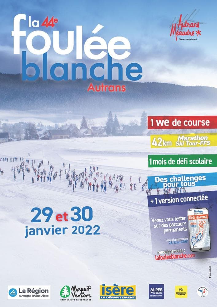 Affiche La Foulée Blanche 2022