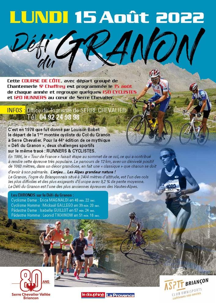 Affiche Le Défi du Granon 2022