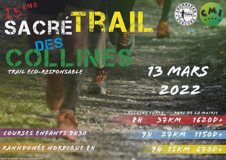Affiche Sacré Trail des Collines 2022