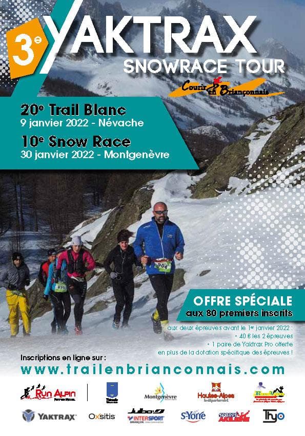 Affiche Snow Race de Montgenèvre 2022
