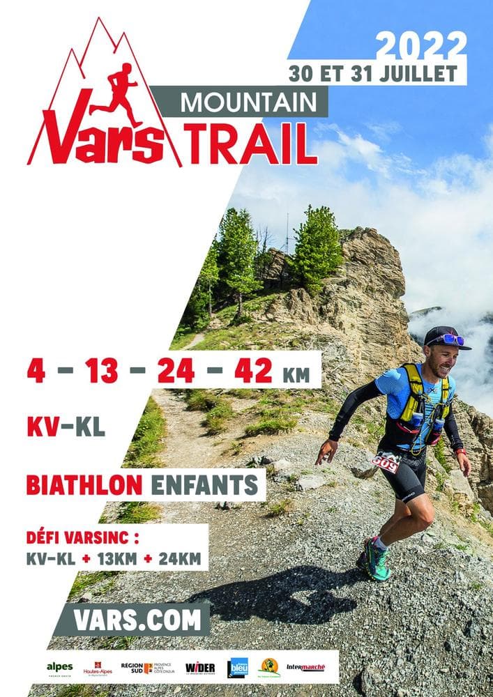 Affiche Vars Mountain Trail 2022