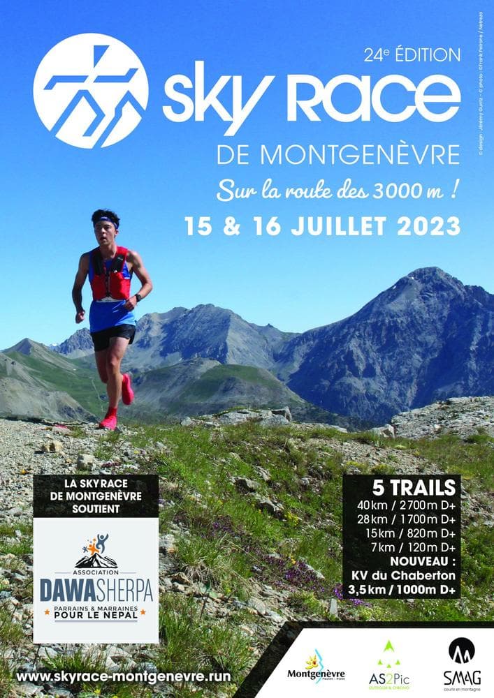 Affiche 24e Sky race de Montgenèvre 2023