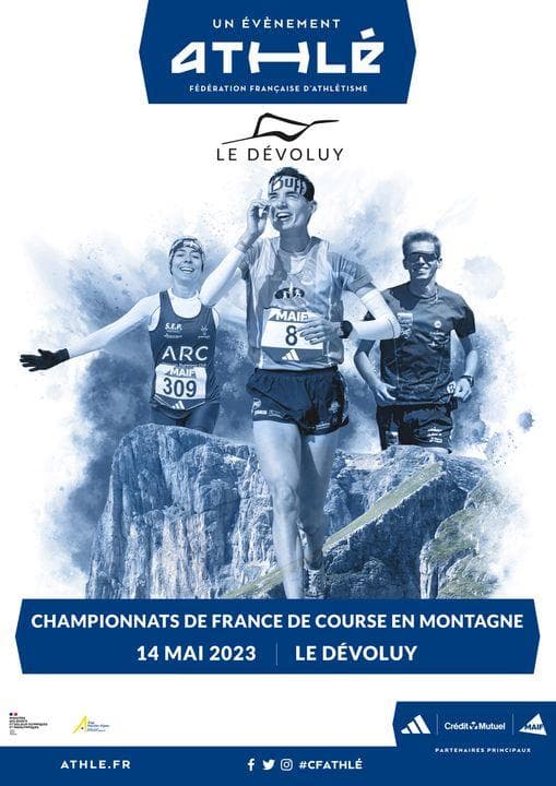 Affiche Championnats de France de course en montagne – & course open 2023
