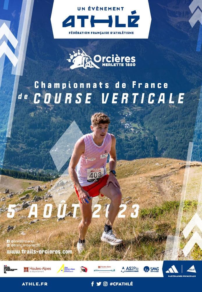 Affiche Championnats de France de Course verticale & course open 2023