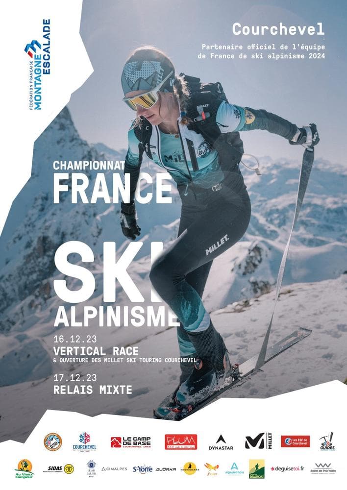 Affiche Championnats de France de ski alpinisme 2023