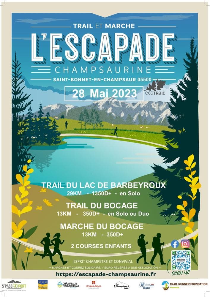 Affiche L’Escapade Champsaurine 2023