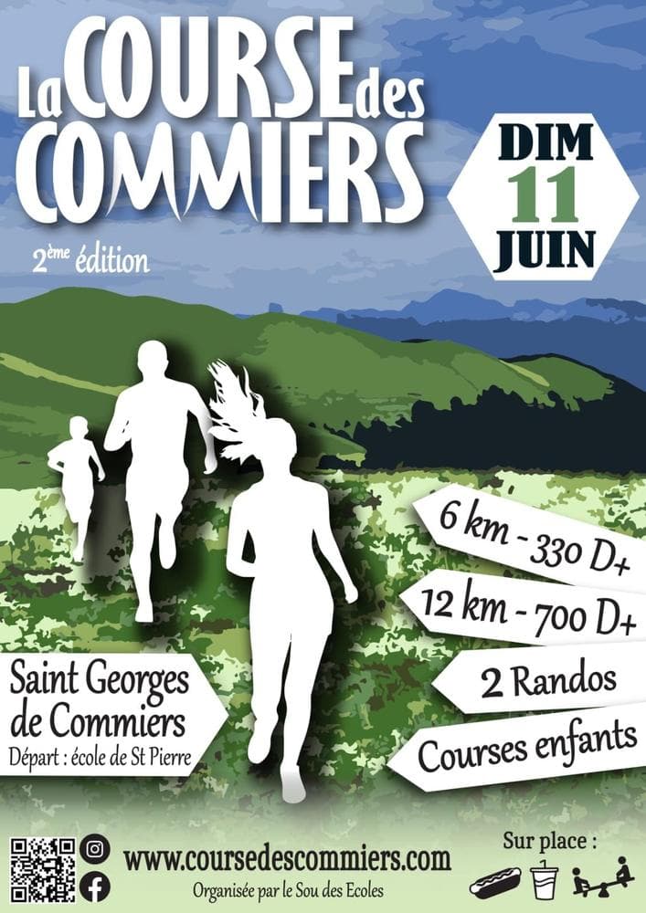 Affiche La Course des Commiers 2023
