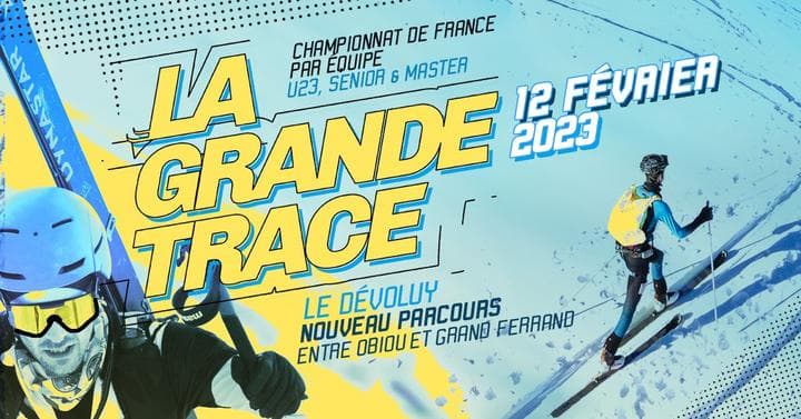 Affiche La Grande Trace Hiver 2023