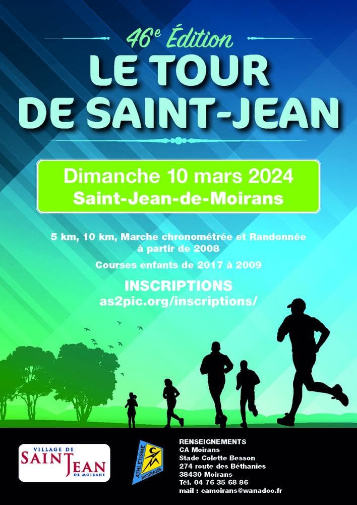 Affiche 46e Tour de Saint-Jean de Moirans 2024