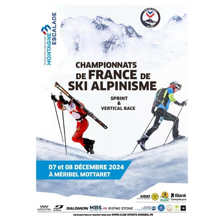 Affiche Championnats de France de Vertical Race 2024