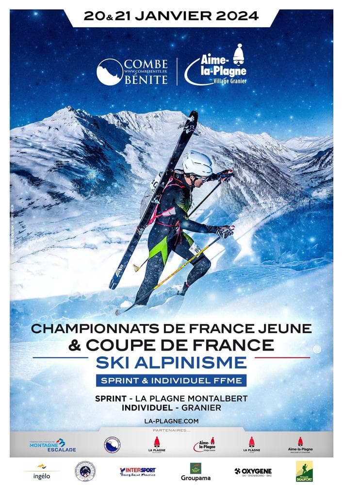 Affiche Combe Bénite ski alpinisme 2024