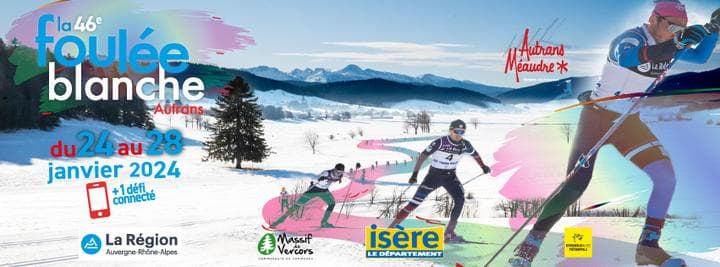 Affiche La 46e Foulée Blanche 2024