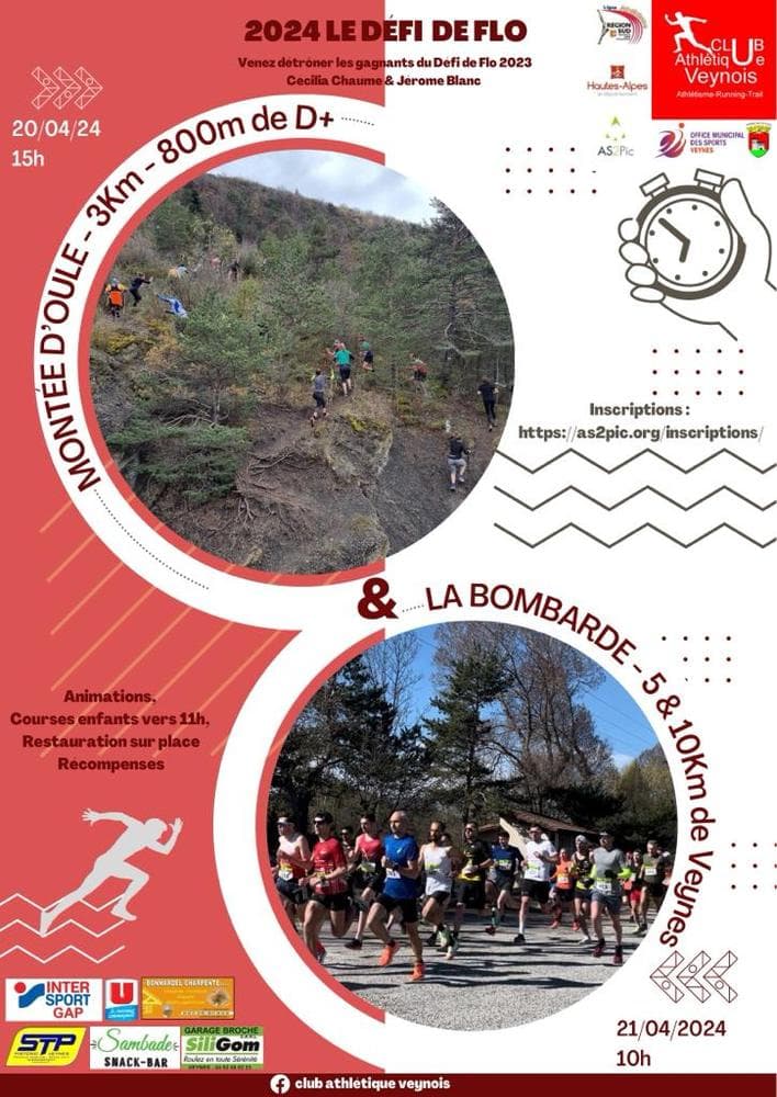 Affiche La Bombarde & Montée d’Oule 2024