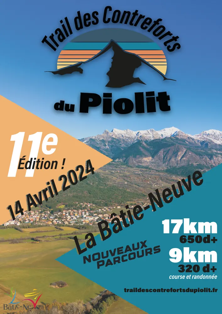 Affiche Trail des contreforts du Piolit 2024