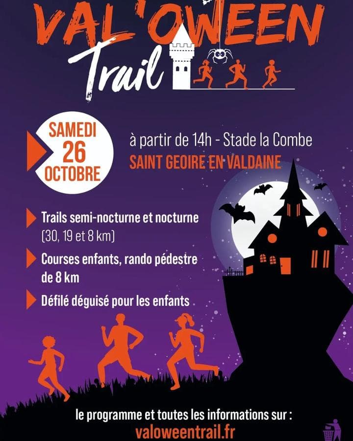 Affiche Val’Oween Trail 2024