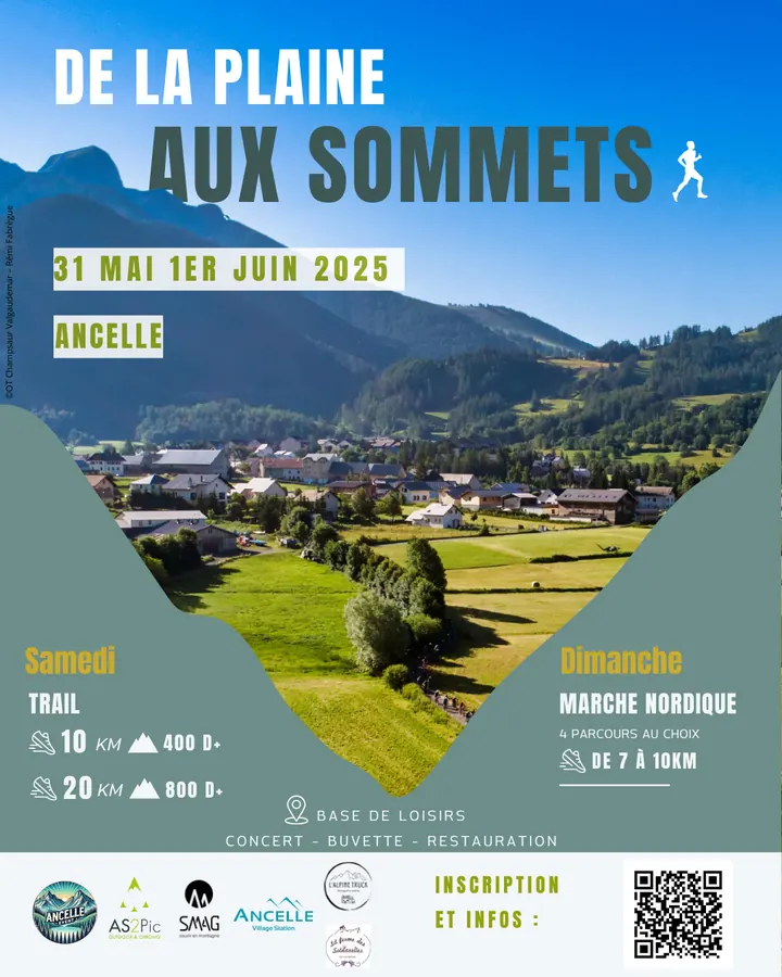 Affiche De la Plaine aux Sommets 2025