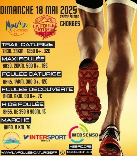 Affiche La Foulée Caturige 2025