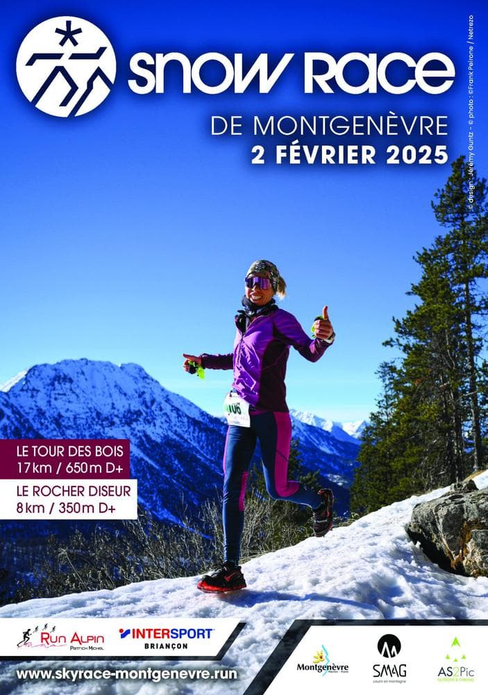 Affiche La Snowrace de Montgenèvre 2025