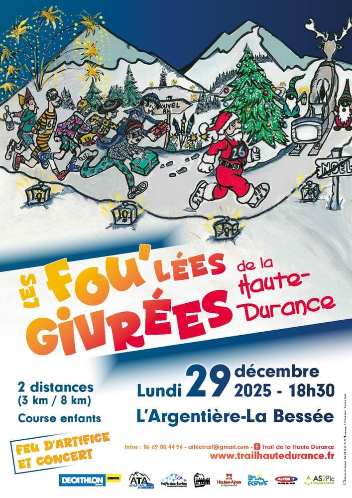 Affiche Les Fou’lées givrées de la Haute Durance 2025