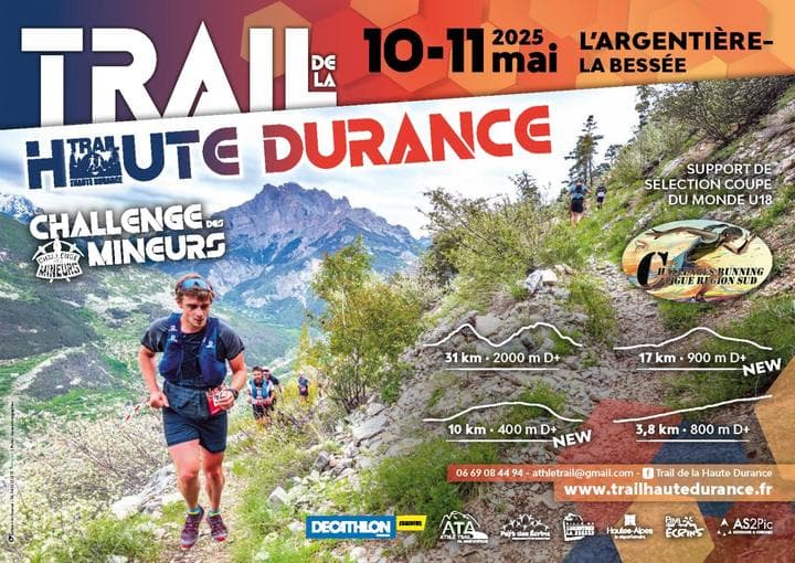 Affiche Trail de la Haute-Durance 2025