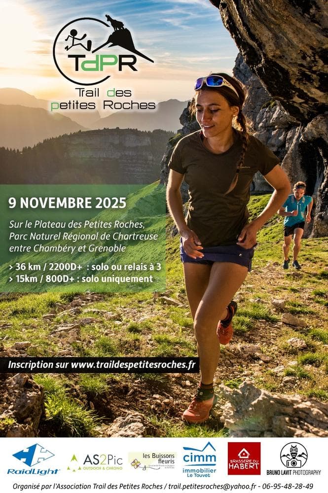 Affiche Trail des Petites Roches 2025