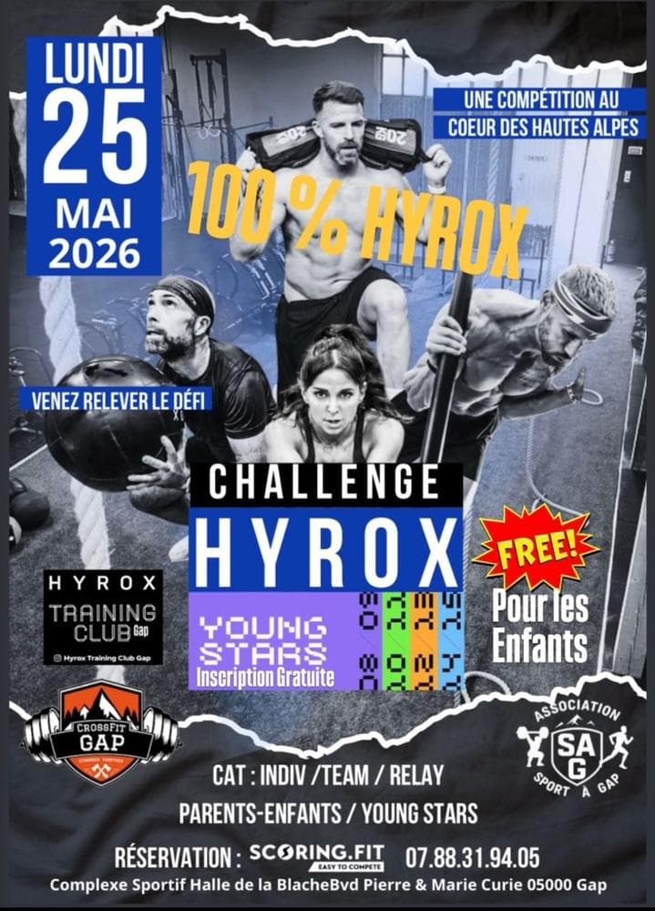 Affiche Challenge Hyrox 2026