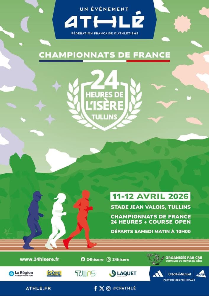 Affiche Championnats de France de 24 heures 2026