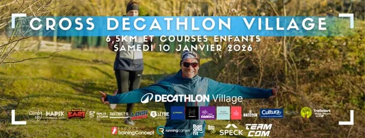 Affiche Cross Décathlon Village 2026