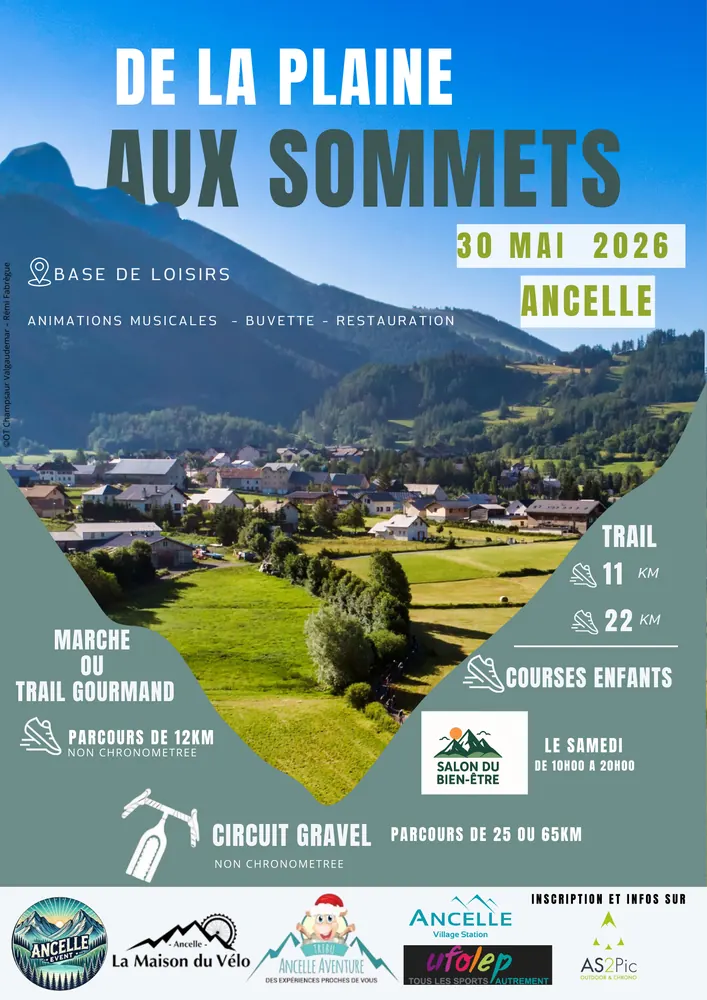 Affiche De la plaine aux sommets 2026