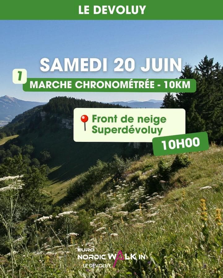 Affiche Euro NordicWalkin 2026