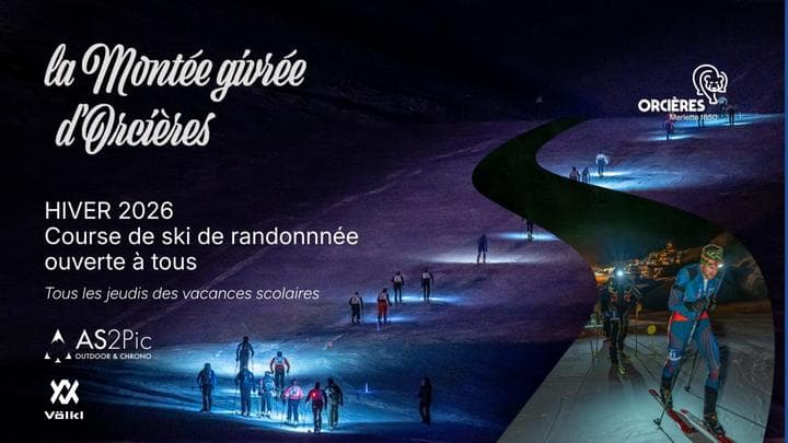 Affiche La Montée givrée d’Orcières 2026