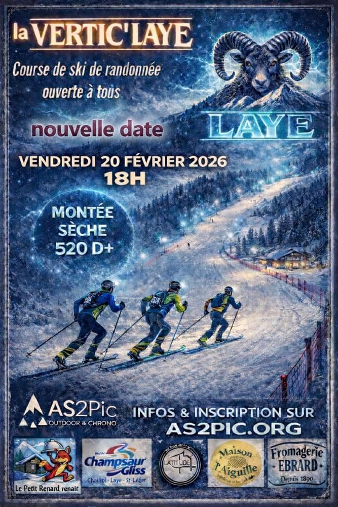 Affiche La Vertic’Laye 2026