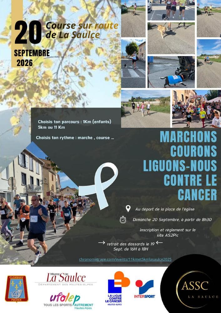 Affiche Les courses de la Saulce 2026