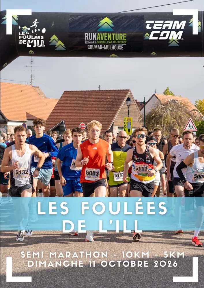 Affiche Les Foulées de l’Ill 2026