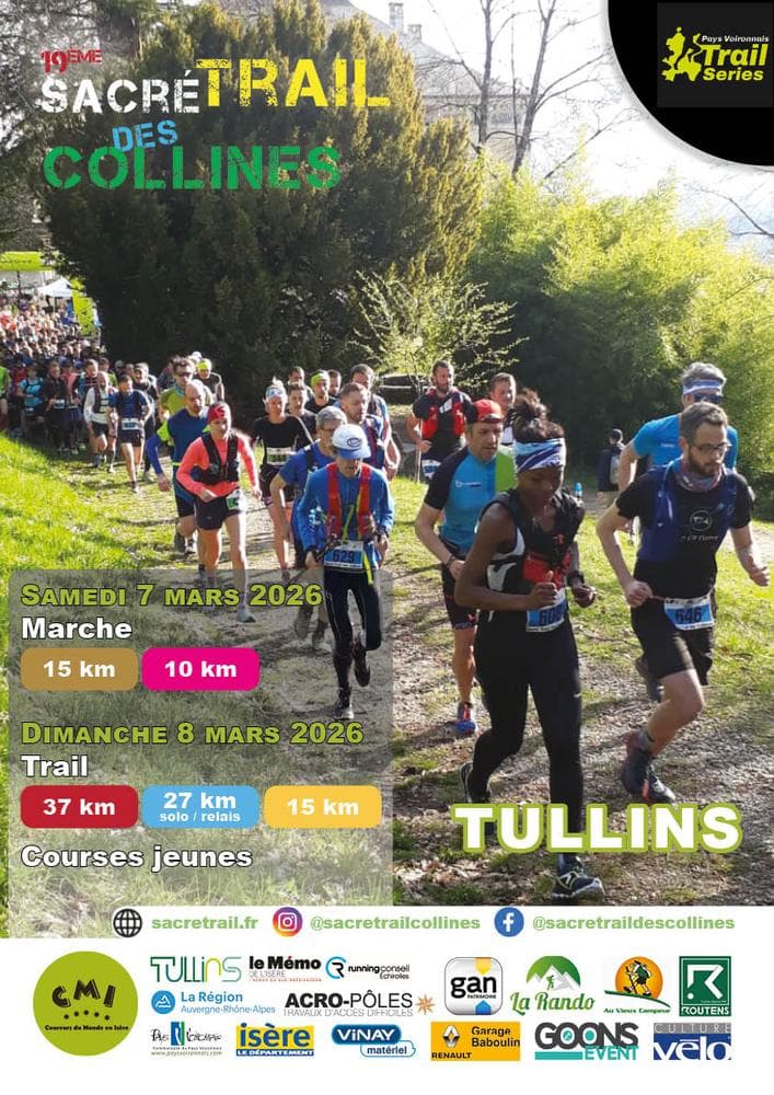 Affiche Sacré Trail des Collines 2026