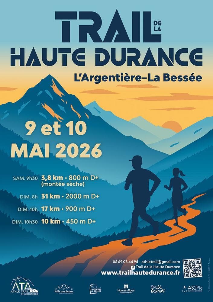 Affiche Trail de la Haute Durance 2026