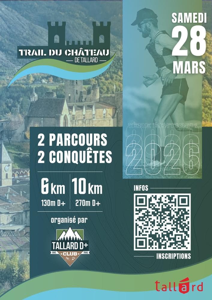 Affiche Trail du Château de Tallard 2026