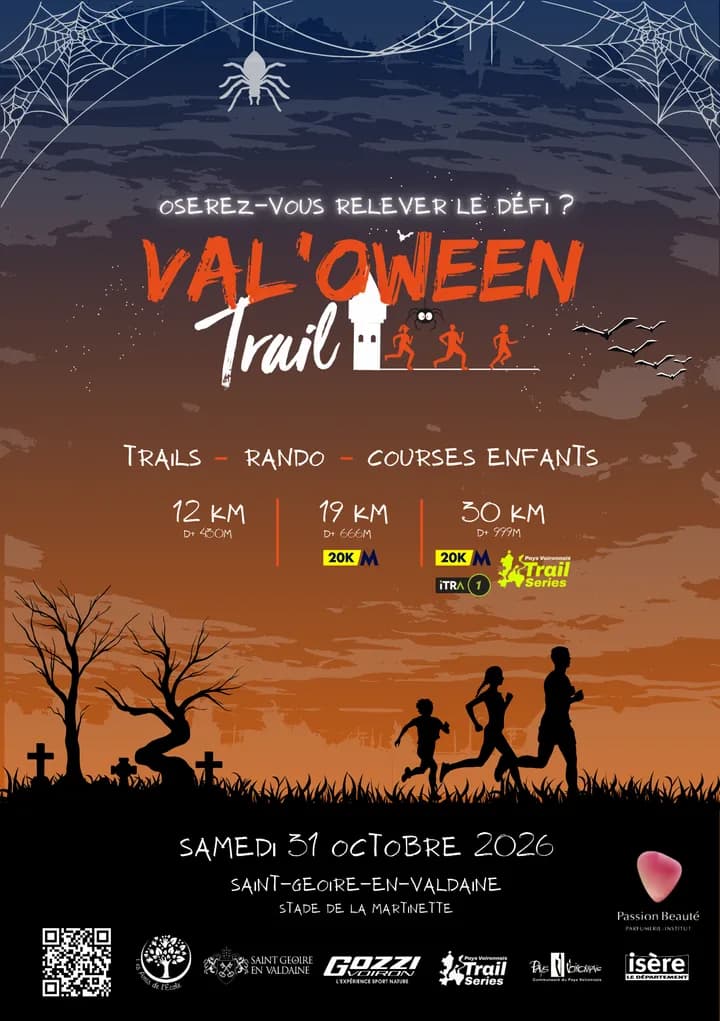 Affiche Val'Oween Trail 2026 2026