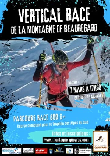 Affiche Vertical Race de la Montagne de Beauregard 2026