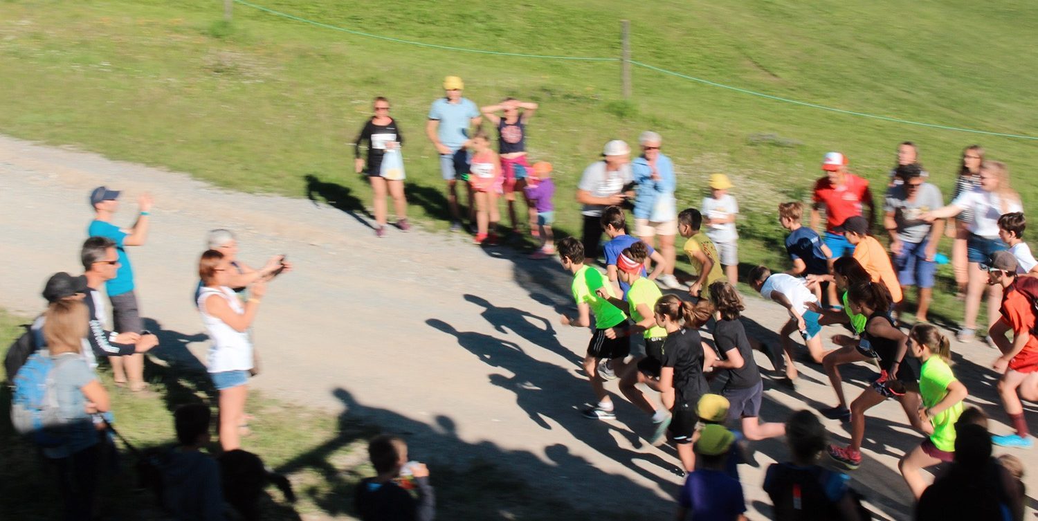 Partenza della Sky Race Kids